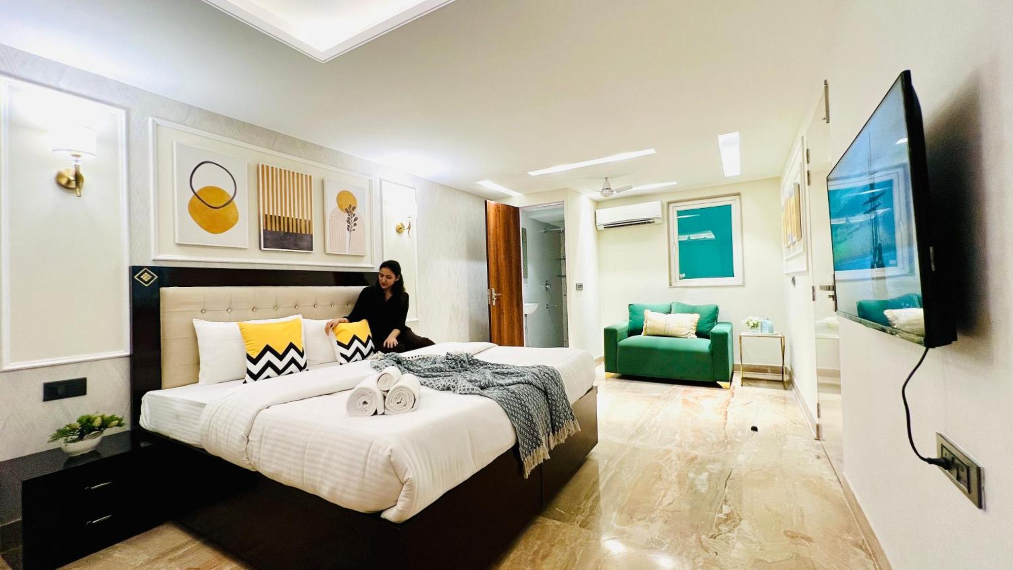 Zen Suites Gurgaon - Luxe Stays Collection Cameră foto